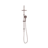 Nero Mecca Twin Shower w/ Opal Shower - Brushed Bronze